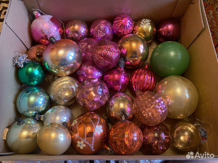 Елочные игрушки СССР