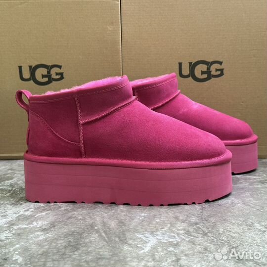 Ugg classic ultra mini platform taffy pink