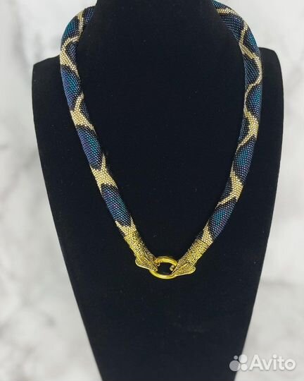 Чокер из японского бисера ручной работы