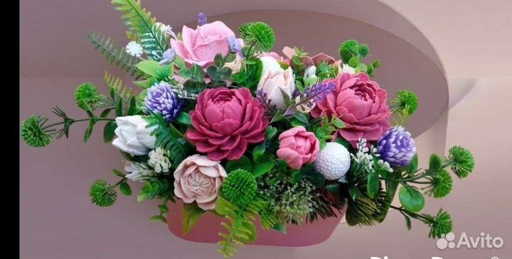 Мыло ручной работы букеты