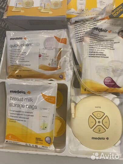 Молокоотсос medela swing flex электрический