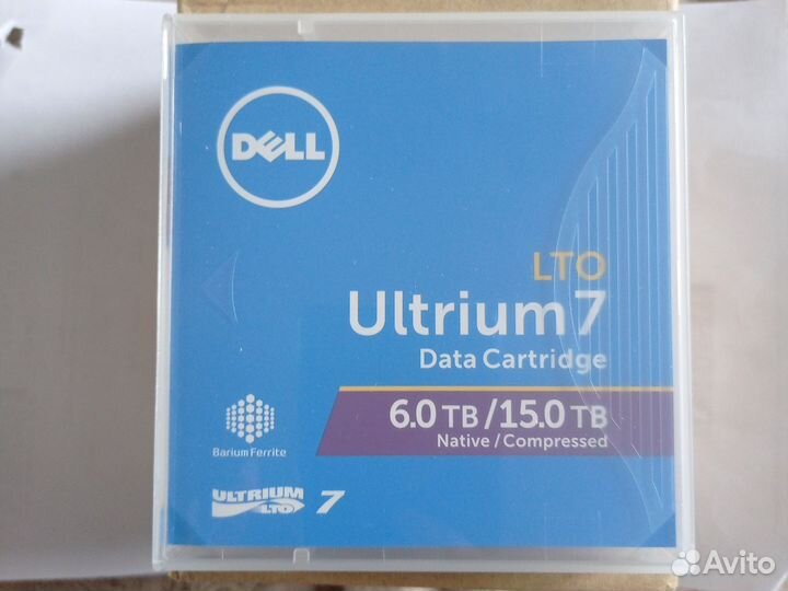 Картридж (Лента) LTO7 Dell Ultrium LTO-7