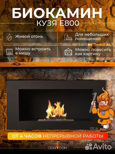 Биокамин настенный