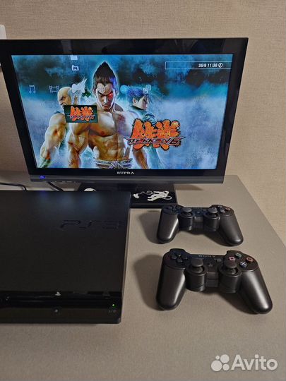 Sony Playstation 3 slim прошитая+ 45игр