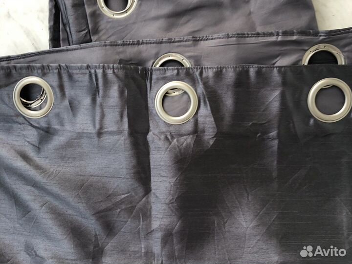 Шторы короткие на кольцах 138*115 2 шт