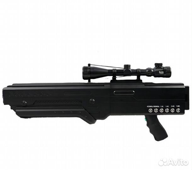 Подавитель блокиратор антидроновое ружье. 6 частот