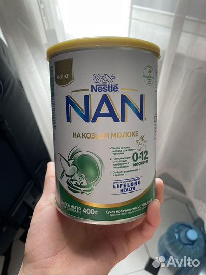 Детская смесь nan на козтем молоке 0-12