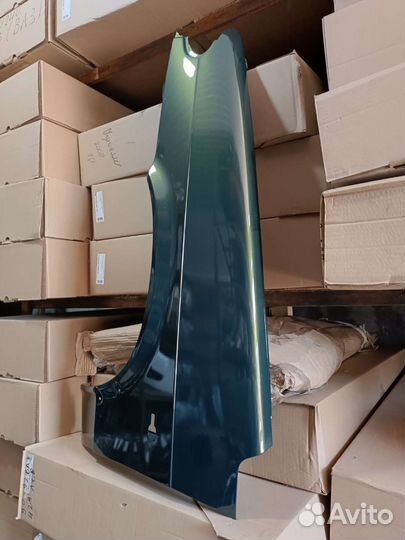 Крыло ваз 2114 левое цвет золотистый темно зелёный