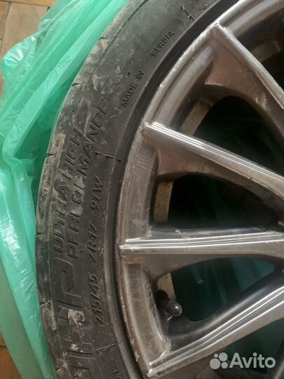 Диски r17 4*100 Kormoran HP 215/45 KIA solaris