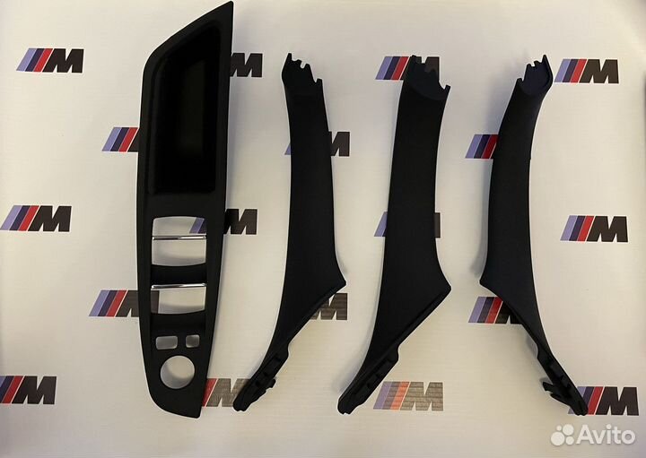 Накладки внутренние дверные ручки bmw f10