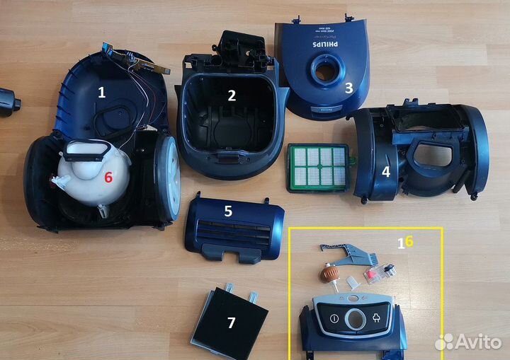 Пылесос Philips FC9150 / по запчастям