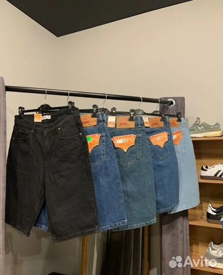 Джинсовые шорты levis оптом