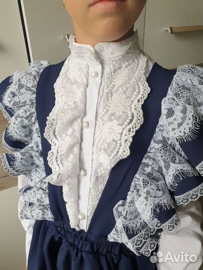 Школьная форма для девочки 128 синяя