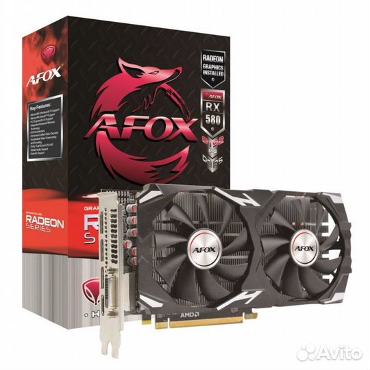 RX580 ATX Dual Fan 2048SP 8GB gddr5 256bit RTL 20