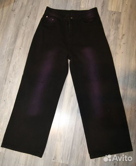 Джинсы женские широкие 44