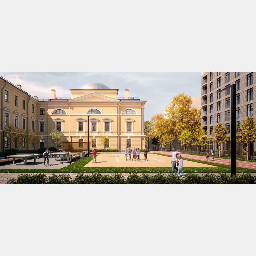3-к. квартира, 83,7 м², 1/9 эт.
