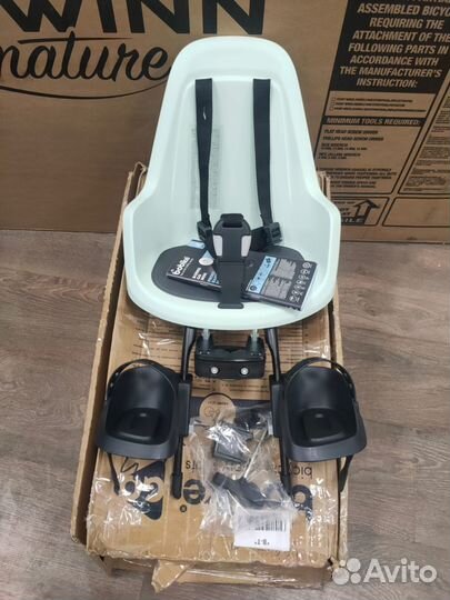 Детское велокресло Bobike GO Mini Marshmallow Mint