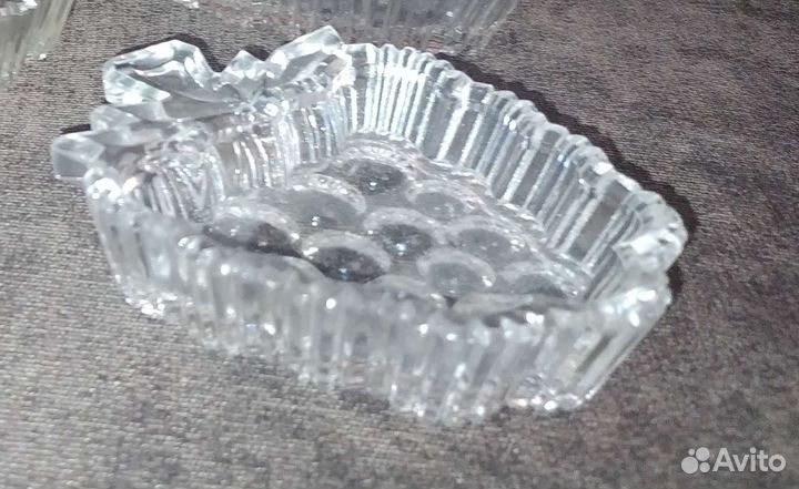 Розетки для варенья хрустальные