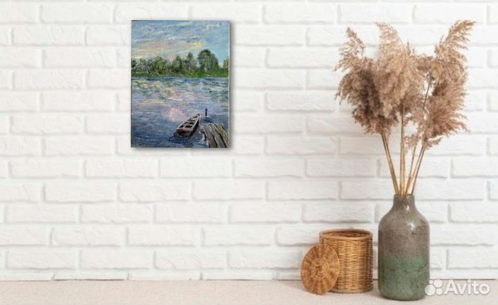 Картина маслом на холсте пейзаж