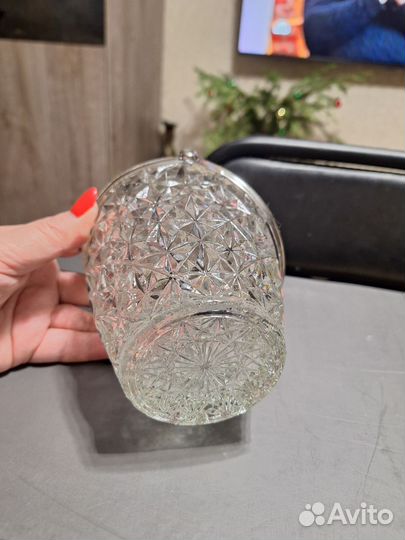 Ведерко хрустальное СССР