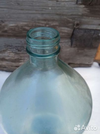 Бутыль стеклянная