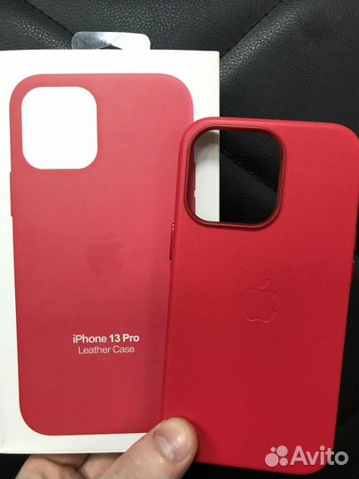 Кожаный чехол iPhone 13Pro
