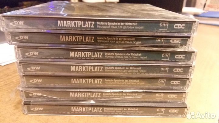 Обучающие книга и 7 дисков Немецкий Язык