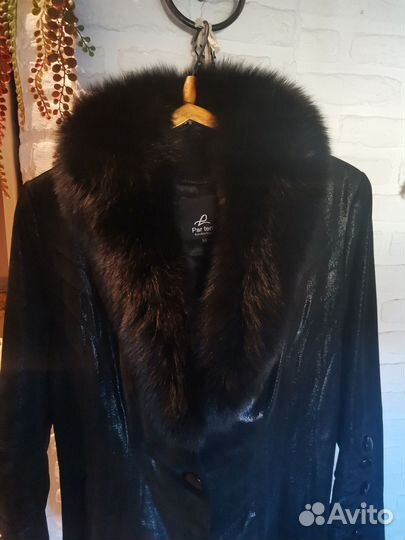 Куртка кожаная