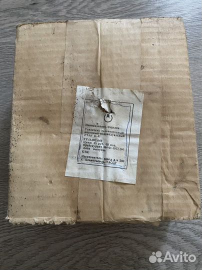 Усилитель антенны для телевизора СССР