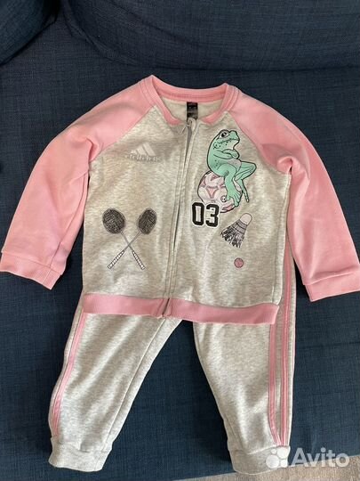 Спортивный костюм adidas для девочек 12м