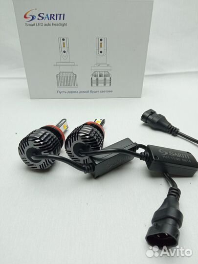 Светодиодные лампы в фары Сарити F5 H11