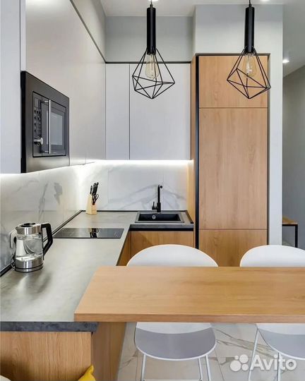 Кухонный гарнитур на заказ. Стильные решения