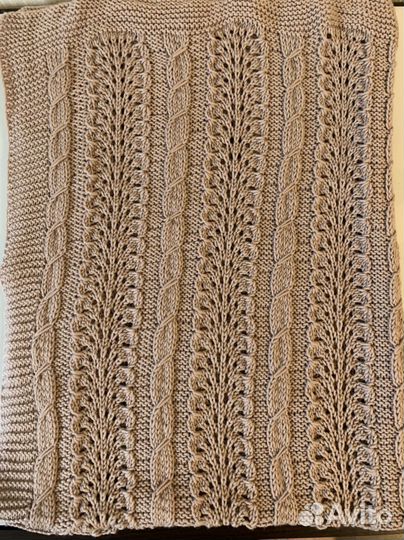 Плед детский вязаный ручная работа