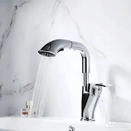 Смеситель для раковины Shevanik S5121, хром