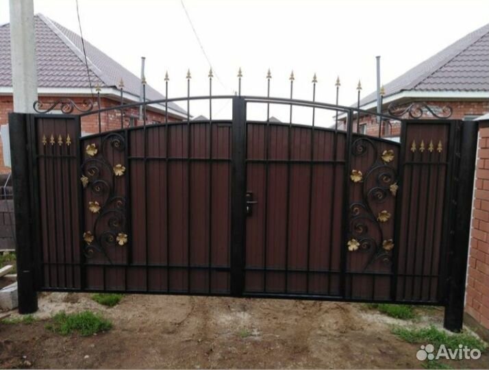 Кованые ворота