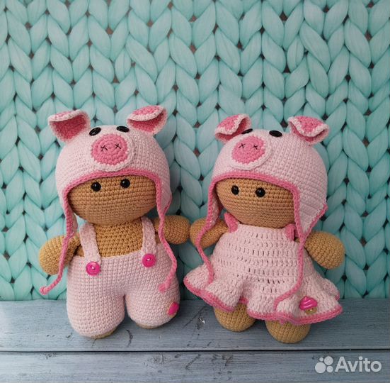 Пупсы йо-йо (вязаные игрушки)