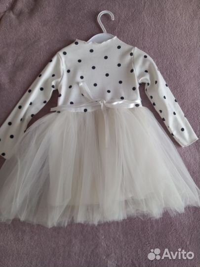 Новогоднее платье для девочки 92