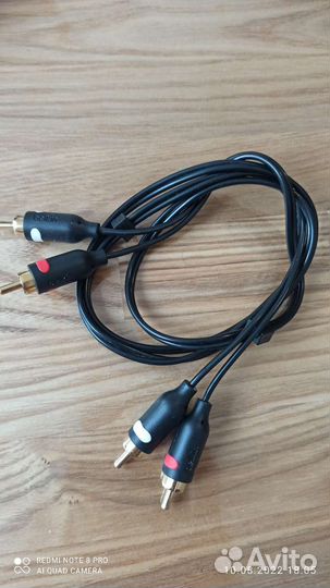 Кабель акустический межблочный (2RCA-2RCA)