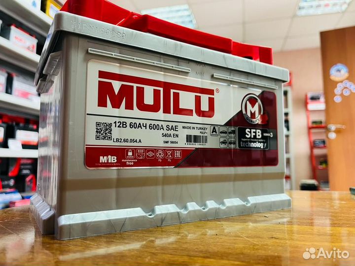 Аккумулятор Mutlu 60 на Ладу Гранда Веста Калина