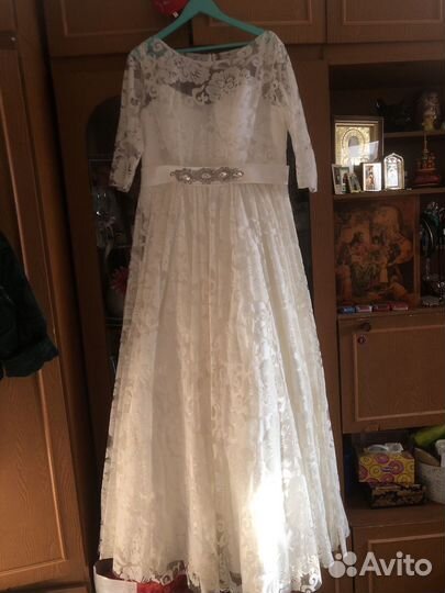 Свадебное платье размер 48-50-52