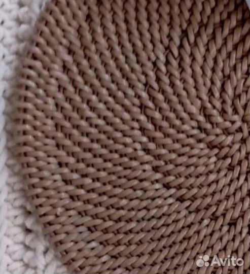 Плетеная салфетка, плейсмат, подставка