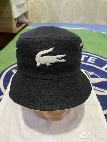 Панама lacoste новая лён