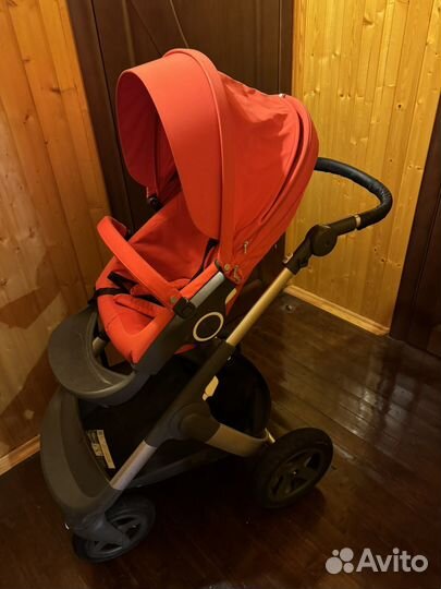 Koляcкa stоkkе trailz 2 в 1 Красная