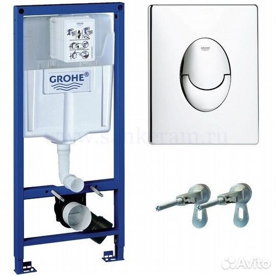 Инсталляция грое Grohe с унитазом