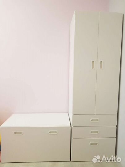 IKEA Гардероб и скамья с ящиком stuva fritids