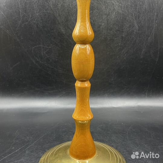 Подсвечник СССР на одну свечу Латунь Винтаж