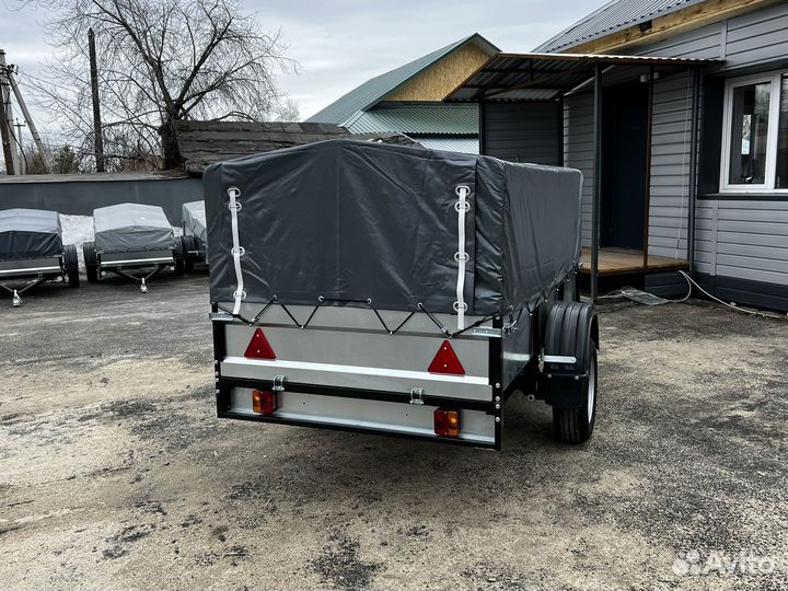 Легковой прицеп 250х125 с тентом