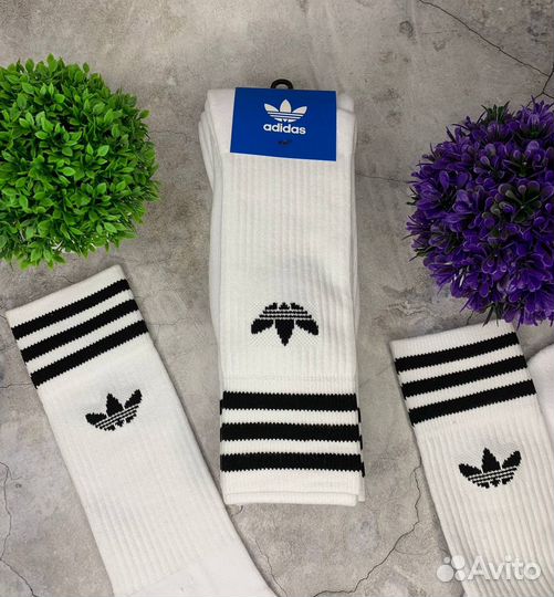 Носки Adidas оригинал Solid Crew