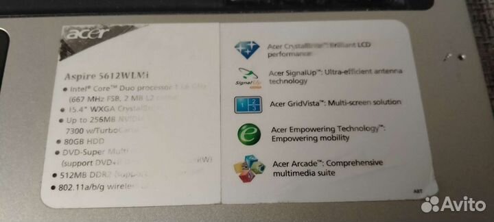 Ноутбук Acer