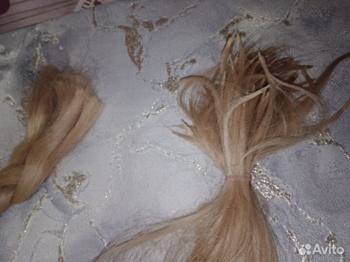 Волосы для наращивания блонд